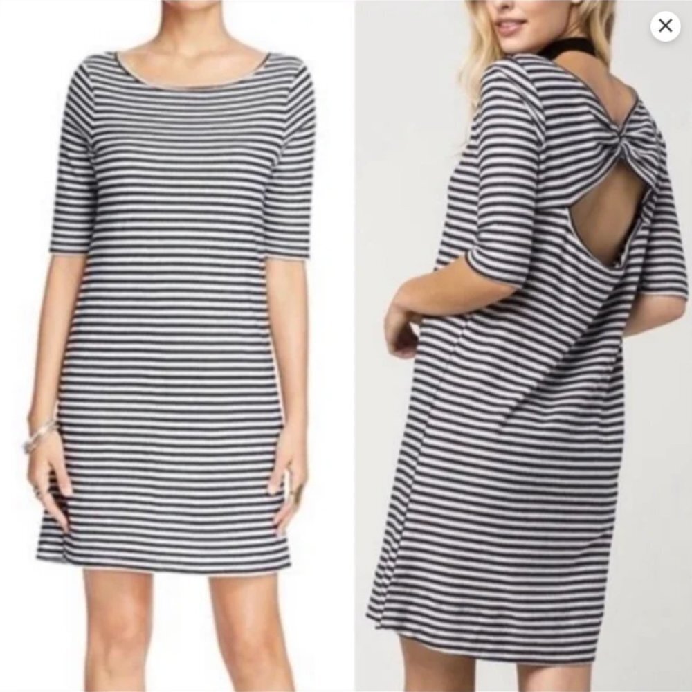 We The Free, Free People, Striped Open Back Dress, Large